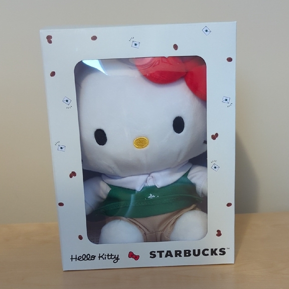 Starbucks Accessories - Starbucks Hello Kitty Plush New
